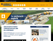 Tablet Screenshot of catalanadeperforacions.com